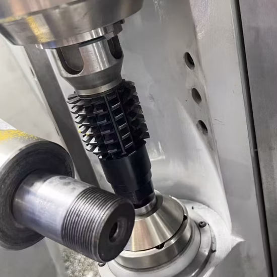 Corte a seco da máquina CNC de alta resistência ao desgaste Involute/cortador de placa de engrenagem sem-fim