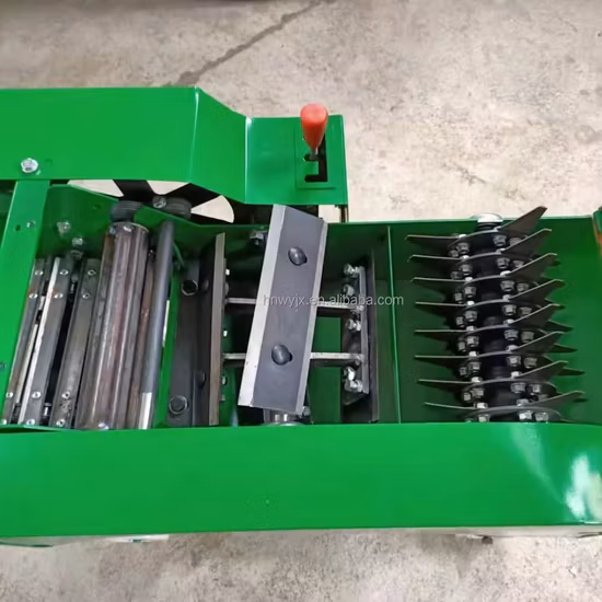 Máquina cortadora de palha para ração animal de feno úmido e seco